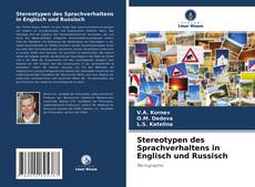 Capa do livro de Stereotypen des Sprachverhaltens in Englisch und Russisch 