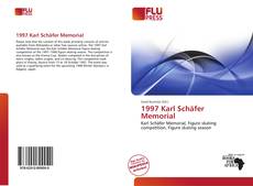 1997 Karl Schäfer Memorial的封面