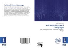 Bookcover of Kalderash Romani Language