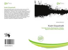 Copertina di Kadri Gopalnath