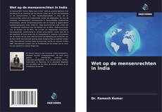 Capa do livro de Wet op de mensenrechten in India 