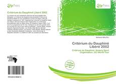 Buchcover von Critérium du Dauphiné Libéré 2002