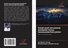 Bookcover of Świat post-wirusowej pandemii homo neoneandertalczyków