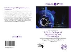 Bookcover of B.V.B. College of Engineering and Technology