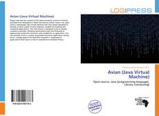 Avian (Java Virtual Machine) kitap kapağı