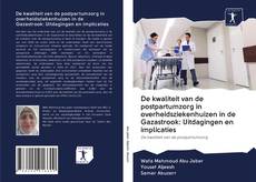 Buchcover von De kwaliteit van de postpartumzorg in overheidsziekenhuizen in de Gazastrook: Uitdagingen en implicaties