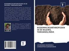 Bookcover of BODEMMICROARTHROPODEN IN DE NILGIRIS, TAMILNADU,INDIA