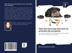 Falla del páncreas exocrino en animales de compañía kitap kapağı