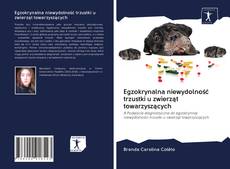 Capa do livro de Egzokrynalna niewydolność trzustki u zwierząt towarzyszących 