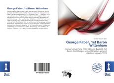 Bookcover of George Faber, 1st Baron Wittenham
