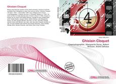 Capa do livro de Ghislain Cloquet 