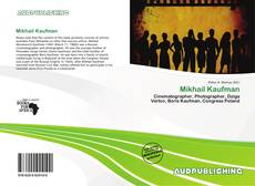 Bookcover of Mikhail Kaufman