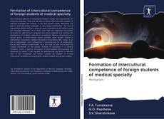 Couverture de Formation of intercultural competence of foreign students of medical specialty