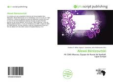 Alexeï Bérézoutski kitap kapağı