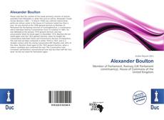 Couverture de Alexander Boulton