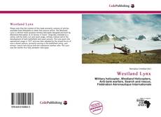 Capa do livro de Westland Lynx 