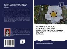Capa do livro de WOMEN'S POLITICAL PARTICIPATION AND LEADERSHIP IN COCHABAMBA-BOLIVIA 