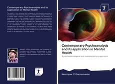 Contemporary Psychoanalysis and its application in Mental Health kitap kapağı