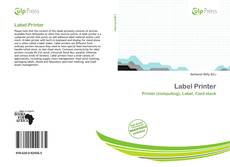 Capa do livro de Label Printer 
