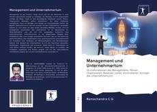 Management und Unternehmertum kitap kapağı