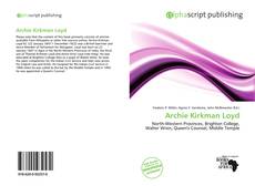 Archie Kirkman Loyd kitap kapağı