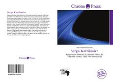 Bookcover of Sergo Kotrikadze