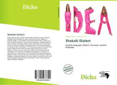 Bookcover of Shakaki Dialect