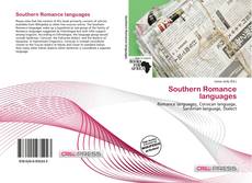 Southern Romance languages kitap kapağı