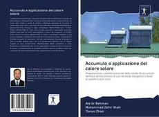 Buchcover von Accumulo e applicazione del calore solare