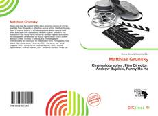 Portada del libro de Matthias Grunsky