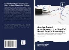 Bookcover of Analiza badań przesiewowych w Shari'ah Based Equity Screenings