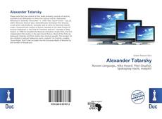 Bookcover of Alexander Tatarsky