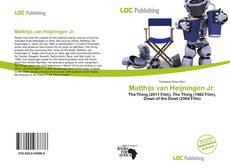 Bookcover of Matthijs van Heijningen Jr.