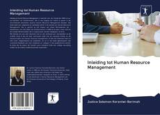 Portada del libro de Inleiding tot Human Resource Management