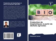 Buchcover von Production de bioplastiques à partir de déchets agricoles