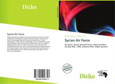 Bookcover of Syrian Air Force