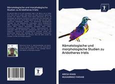 Capa do livro de Hämatologische und morphologische Studien zu Aridotheres tristis 