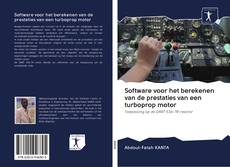 Portada del libro de Software voor het berekenen van de prestaties van een turboprop motor