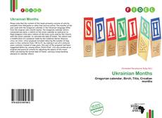 Capa do livro de Ukrainian Months 