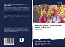 Bookcover of Psychologisches Wohlbefinden in der Adoleszenz