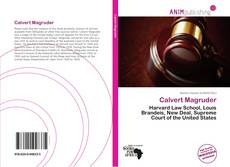 Capa do livro de Calvert Magruder 