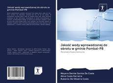 Capa do livro de Jakość wody wprowadzanej do obrotu w gminie Pombal-PB 