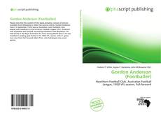 Gordon Anderson (Footballer) kitap kapağı