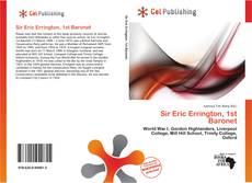 Couverture de Sir Eric Errington, 1st Baronet