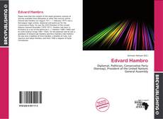 Buchcover von Edvard Hambro