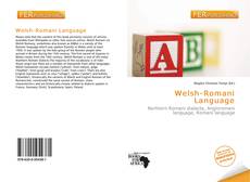 Bookcover of Welsh-Romani Language