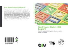 Portada del libro de West Saxon Dialect (Old English)