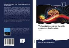 Bookcover of Verhandelingen over filosofie en andere taalkunsten
