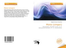 Buchcover von Mano (singer)