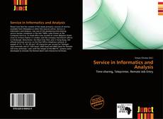 Bookcover of Service in Informatics and Analysis